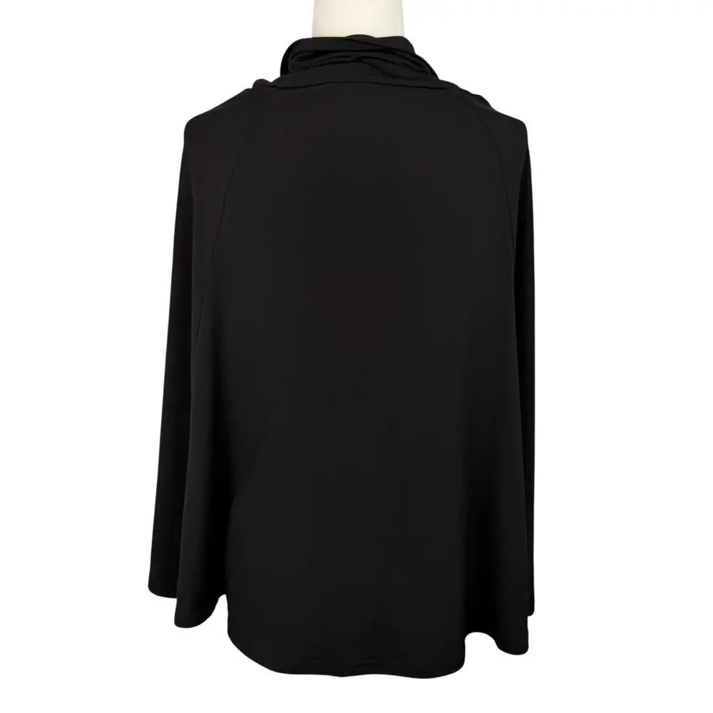 BABY'O Nursing Cover Cape Black OS Modest Baby New Mom Shower Gift Made in USA